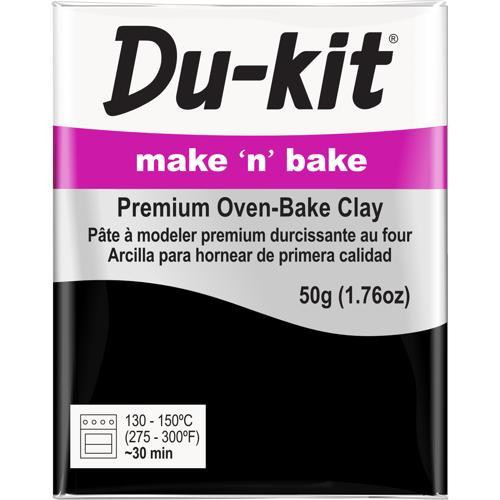 Du-kit Polymer Modelling Clay 50gm Black