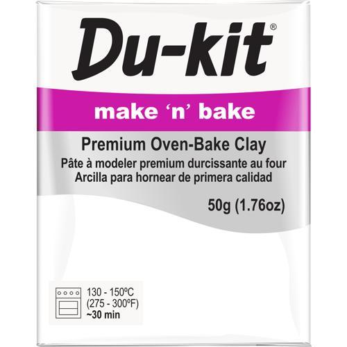 Du-kit Polymer Modelling Clay 50gm White