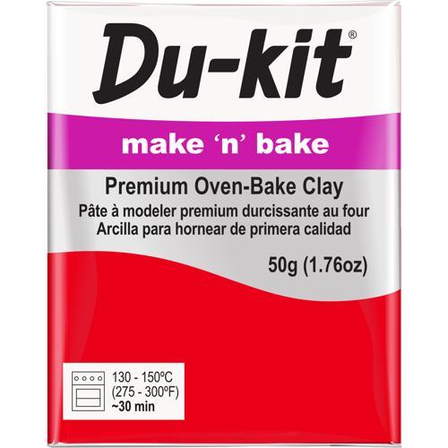 Du-kit Polymer Modelling Clay 50gm Red