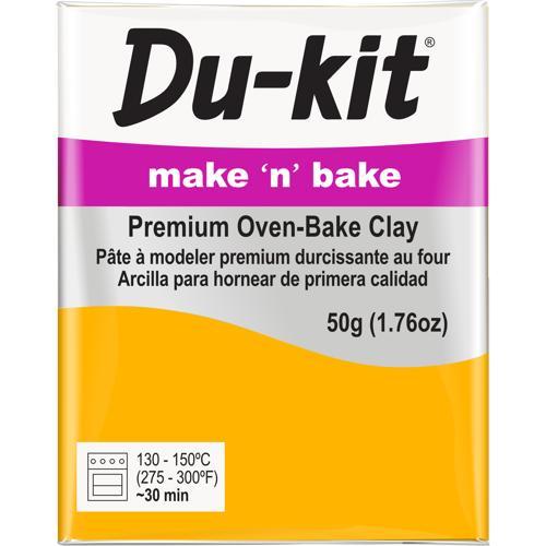 Du-kit Polymer Modelling Clay 50gm Yellow