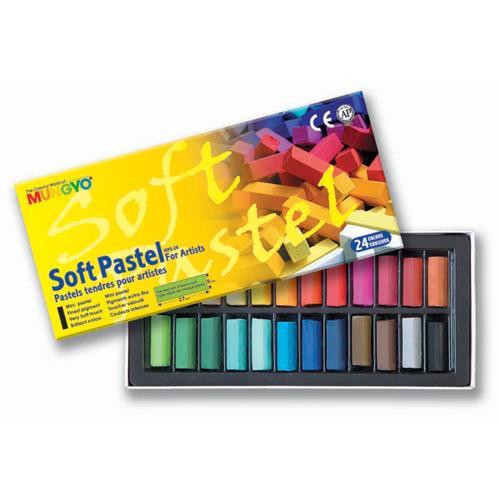 Mungyo Artists Soft Pastels Half Size 24 Pack