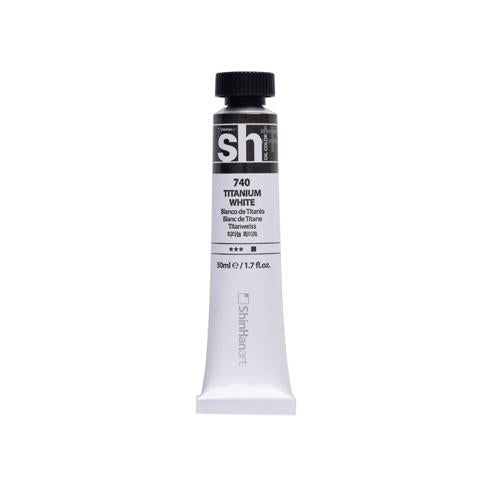 ShinHan SH Oil Colour Paint 50ml Titanium White 740