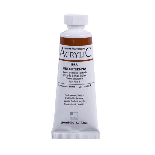 ShinHan Professional Acrylic Paint 50ml Burnt Sienna 553