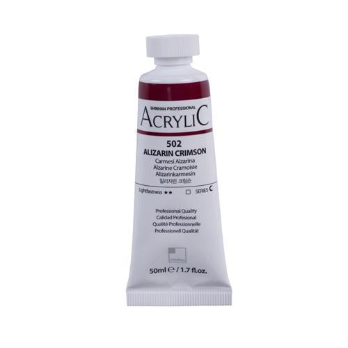 ShinHan Professional Acrylic Paint 50ml Alizarin Crimson 502