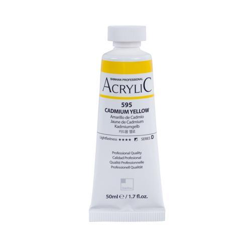 ShinHan Professional Acrylic Paint 50ml Cadmium Yellow 595