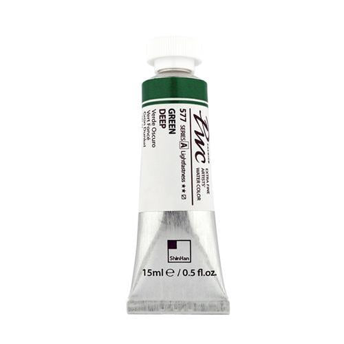 ShinHan PWC Extra Fine Watercolour Paint 15ml Green Deep 577