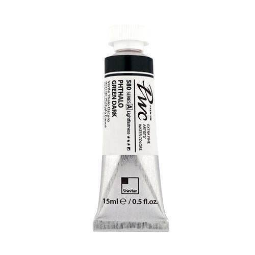 ShinHan PWC Extra Fine Watercolour Paint 15ml Phthalo Green Dark 580