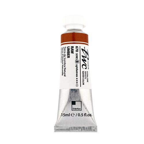 ShinHan PWC Extra Fine Watercolour Paint 15ml Raw Umber 670