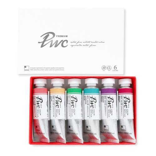 ShinHan PWC Extra Fine Watercolour Paints 15ml Tint Set B 6 Pack