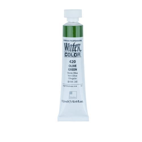 ShinHan Professional Watercolour Paint 12ml Olive Green 420