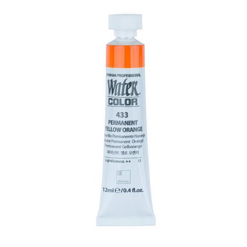 ShinHan Professional Watercolour Paint 12ml Permanent Yellow Orange 433