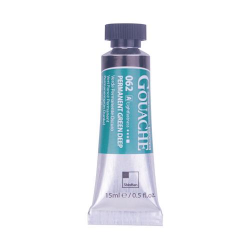 ShinHan Professional Designer Gouache Paint 15ml Permanent Green Deep 062