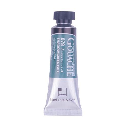 ShinHan Professional Designer Gouache Paint 15ml Shadow Green Pale 078