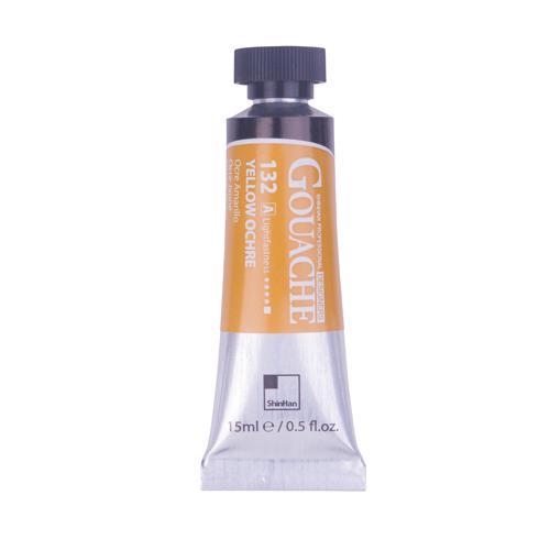 ShinHan Professional Designer Gouache Paint 15ml Yellow Ochre 132