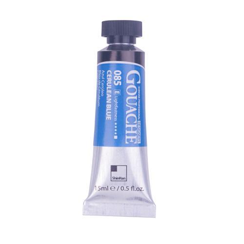 ShinHan Professional Designer Gouache Paint 15ml Cerulean Blue 085