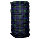 Neck Scarf Face Covering - Green Tartan (50cm)
