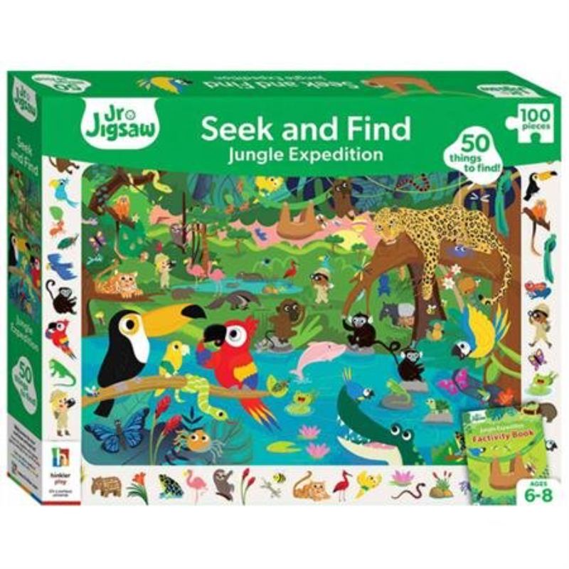 Seek and Find Jigsaw - Jungle Expedition (100pc)