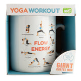Giant Coffee Mug - Yoga Poses (12.5cm)