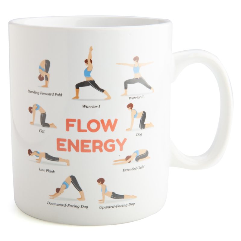 Giant Coffee Mug - Yoga Poses (12.5cm)