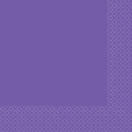 Pack of 40 elegant purple 2-ply beverage napkins, perfect for parties and events, durable and stylish.