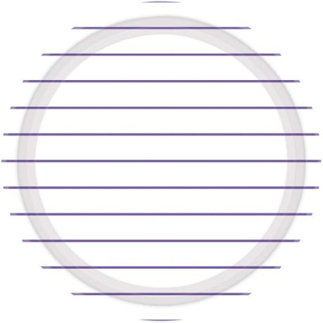 Purple striped paper plates, 23cm, pack of 8, perfect for parties and picnics, made from sustainable materials.