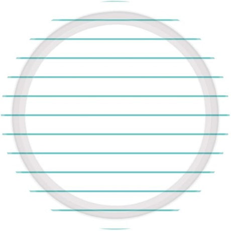 Stylish 23cm Robin's Egg Blue striped paper plates, pack of 8, perfect for any occasion, eco-friendly and disposable.