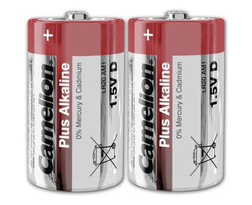 CAMELION PLUS ALKALINE D 2PK
