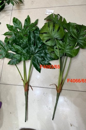Artificial - Monstera Leaf x 7  - Pack of  2