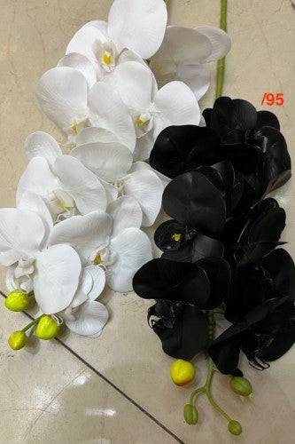 Artificial - Phalaenopsis Orchid 9 Heads + 3 Buds  - Pack of  5
