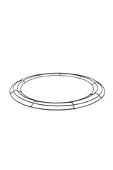 Artificial - Diy Wire Wreath Ring  - Pack of  3