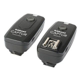 Hahnel Captur Remote & Flash Trigger for Canon, enabling wireless shutter release and flash control for dynamic photography.