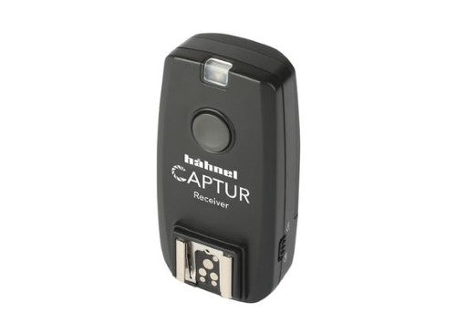 Hahnel Captur Receiver for Olympus and Panasonic, enabling remote triggering of flash guns and studio lights.