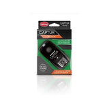 Hahnel Captur Receiver for Fuji enables multiple flash and studio light triggers, compatible with various Fuji cameras.
