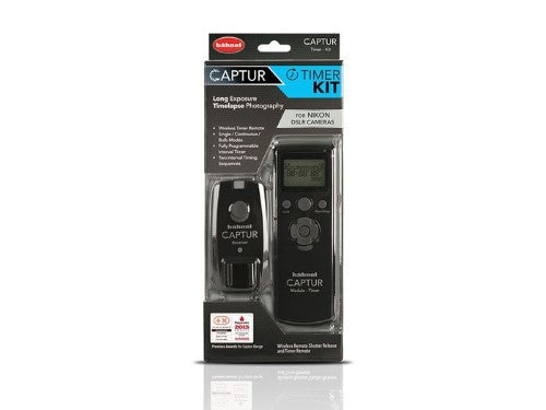 HAHNEL CAPTUR TIMER KIT for Nikon: Wireless remote shutter release with timer, ideal for time-lapse and long exposure photography.