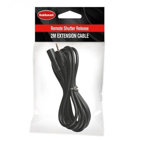 2m extension cable for Hähnel remote shutter release, ideal for stable, shake-free long exposure photography.