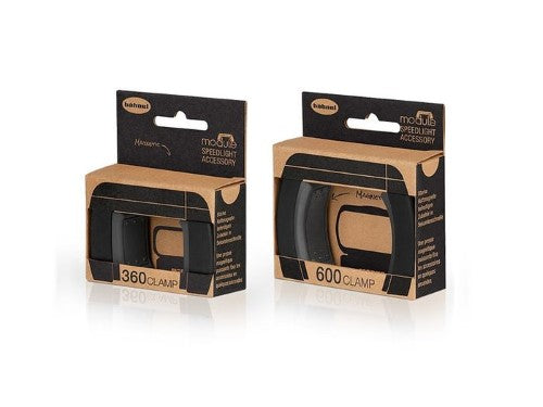 HAHNEL MODULE 600 CLAMP showcasing robust magnetic system for quick, secure attachment of photography accessories to Speedlights.