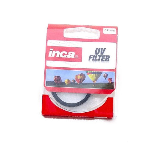 INCA 37MM UV Filter: Protects lens from UV rays, dust, and scratches while enhancing photo clarity and reducing haze.