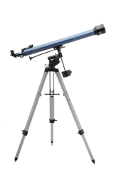 KONUSTART 900B 60mm Refractor Telescope designed for easy stargazing, featuring an equatorial mount and smartphone adapter.