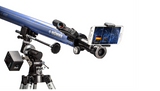 KONUSTART 900B 60mm F15 telescope with R.A. motor, ideal for observing celestial bodies and capturing images with a smartphone.