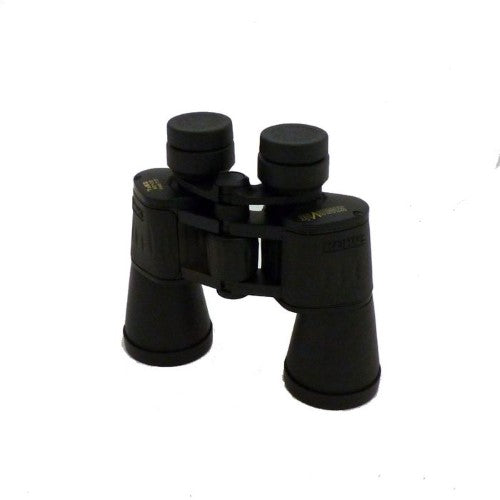 KONUSVUE 7x50 binoculars with rubber coating, central focus, lightweight design, and competitive pricing for outdoor viewing.