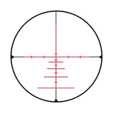 KONUS DIABLO 4-16X50 riflescope with 30mm tube, dual illuminated reticle, hydrophobic coating, and side parallax wheel.