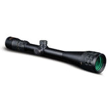 KONUSPRO 6-24X44 AO riflescope with engraved Mil Dot reticle, multi-coated optics, waterproof and shockproof design.