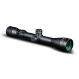 KONUSPRO 3-9X40 riflescope with engraved reticle, multi-coated optics, shockproof, waterproof, and fogproof features.