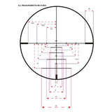KONUSPRO 550 3-9X40 riflescope with engraved ballistic reticle, waterproof, fogproof, and shockproof for accurate long-range shooting.