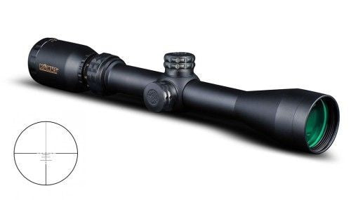 KONUSPRO 275 riflescope with engraved reticle, 3-9x magnification, and rugged weatherproof design for accurate shooting.