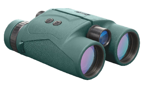 KONUSRANGE 10X42 rangefinding binoculars with laser, measuring up to 1200m, ideal for outdoor activities and wildlife observation.