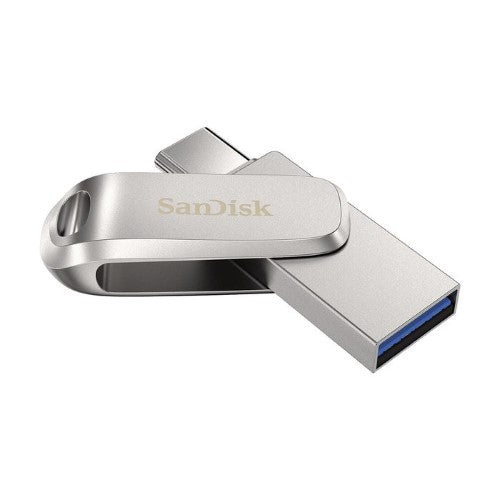 SANDISK ULTRA DUAL DRIVE LUXE USB TYPE-C FLASH DRIVE 64GB