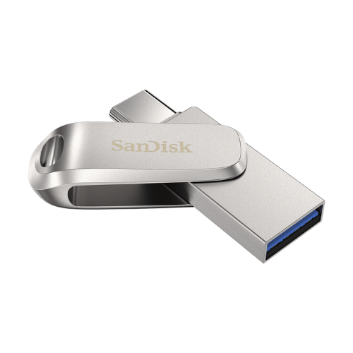 SANDISK ULTRA DUAL DRIVE LUXE USB TYPE-C FLASH DRIVE 256GB