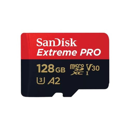 SANDISK EXTREME PRO MICRO SDXC 128GB 200MB/S SD ADAPTER