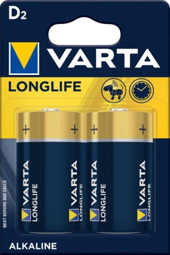 VARTA ALKALINE LONGLIFE D 2PK [BOX 10]